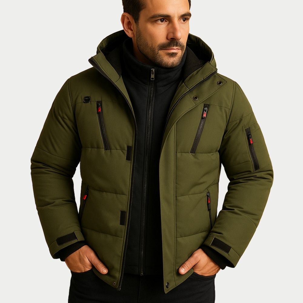 Ethan | Waterproof Cozy Men's Jacket for Cold Weather