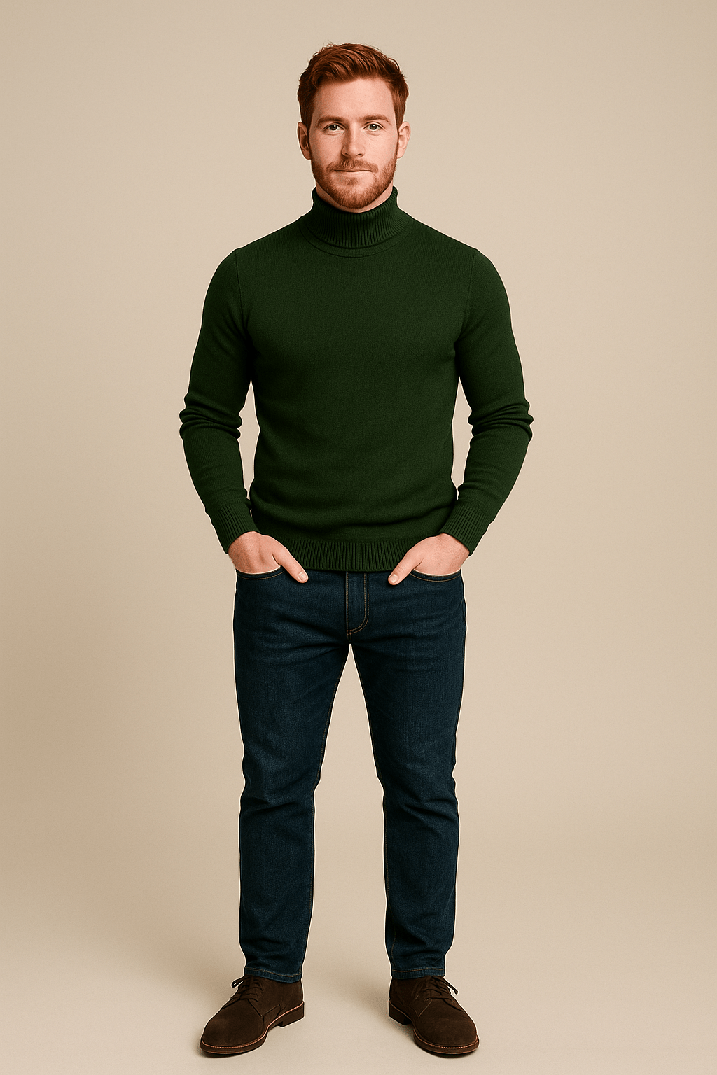 Ethan | Elegant Slim Fit Men's Turtleneck Sweater for Autumn and Winter 5