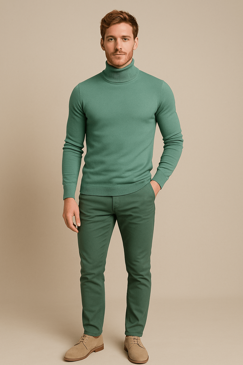 Ethan | Elegant Slim Fit Men's Turtleneck Sweater for Autumn and Winter 7