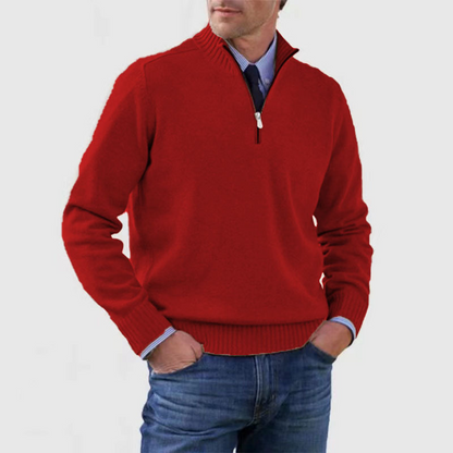 Ethan | Stylish Knitted Half Zip Jumper for Men 0