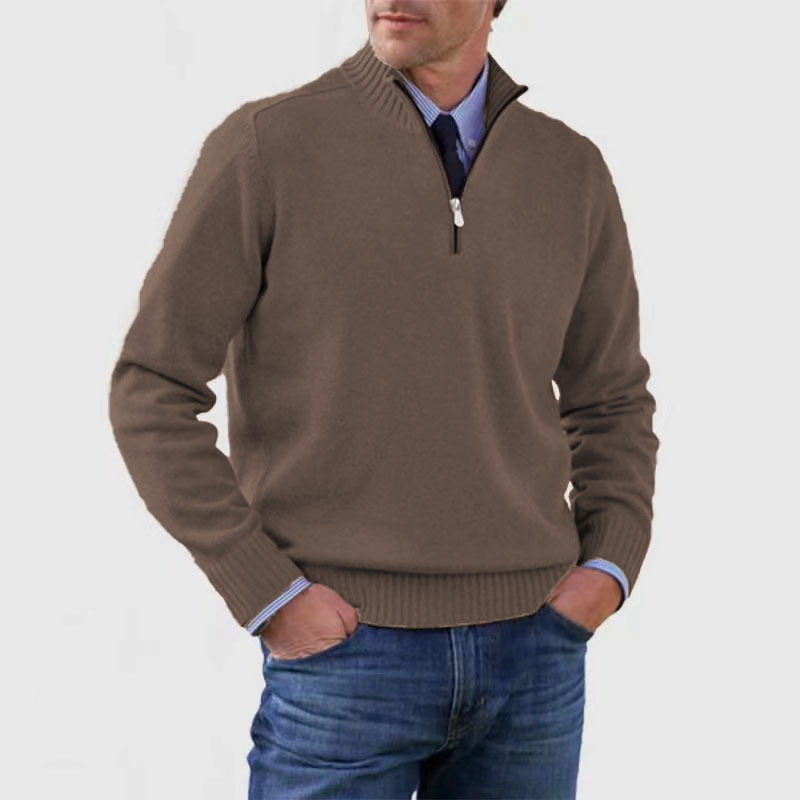 Ethan | Stylish Knitted Half Zip Jumper for Men 11