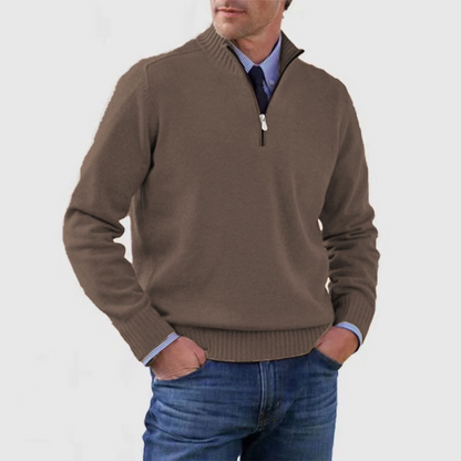 Ethan | Stylish Knitted Half Zip Jumper for Men 11