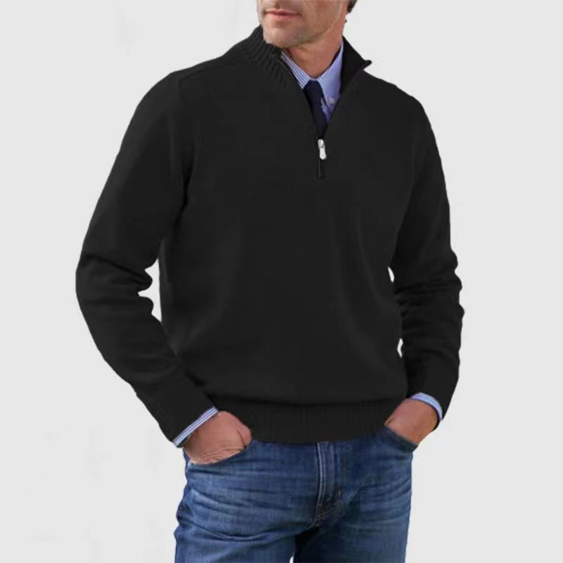 Ethan | Stylish Knitted Half Zip Jumper for Men 2
