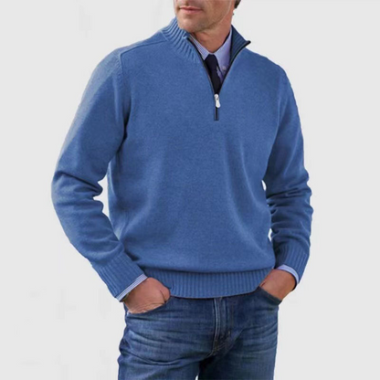 Ethan | Stylish Knitted Half Zip Jumper for Men 5