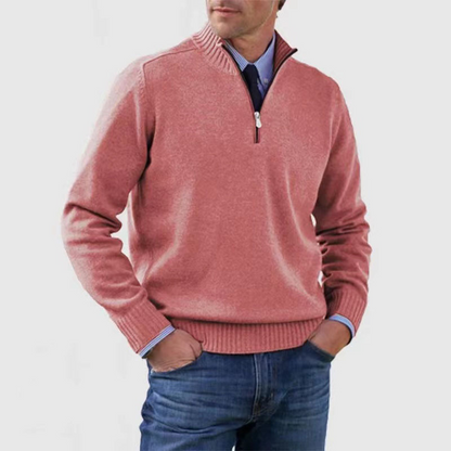Ethan | Stylish Knitted Half Zip Jumper for Men 7