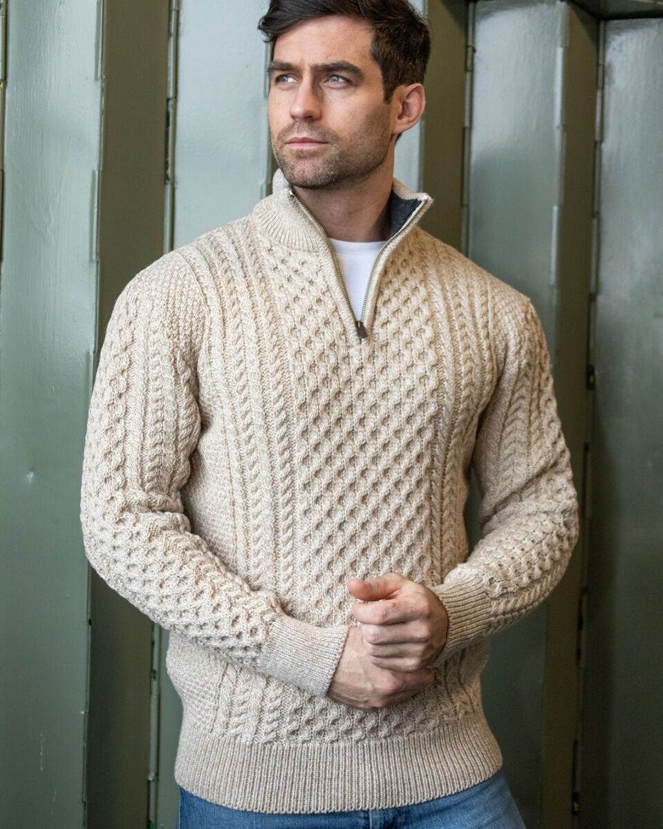 Liam | Classic Comfortable Mens Half Zip Jumper 4