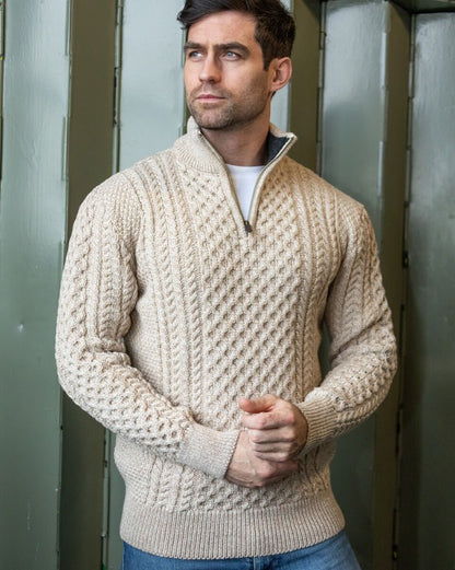 Liam | Classic Comfortable Mens Half Zip Jumper 4