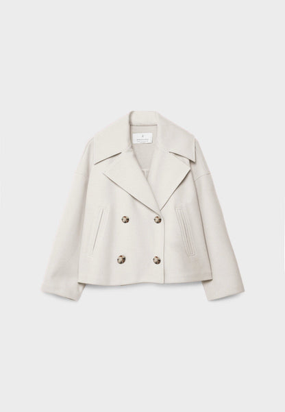 Mason | Chic Cropped Peacoat Jacket 1