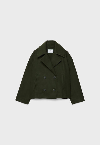 Mason | Chic Cropped Peacoat Jacket 3