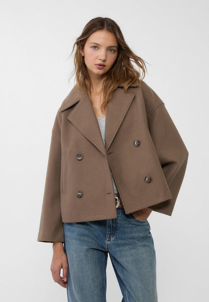 Mason | Chic Cropped Peacoat Jacket 9