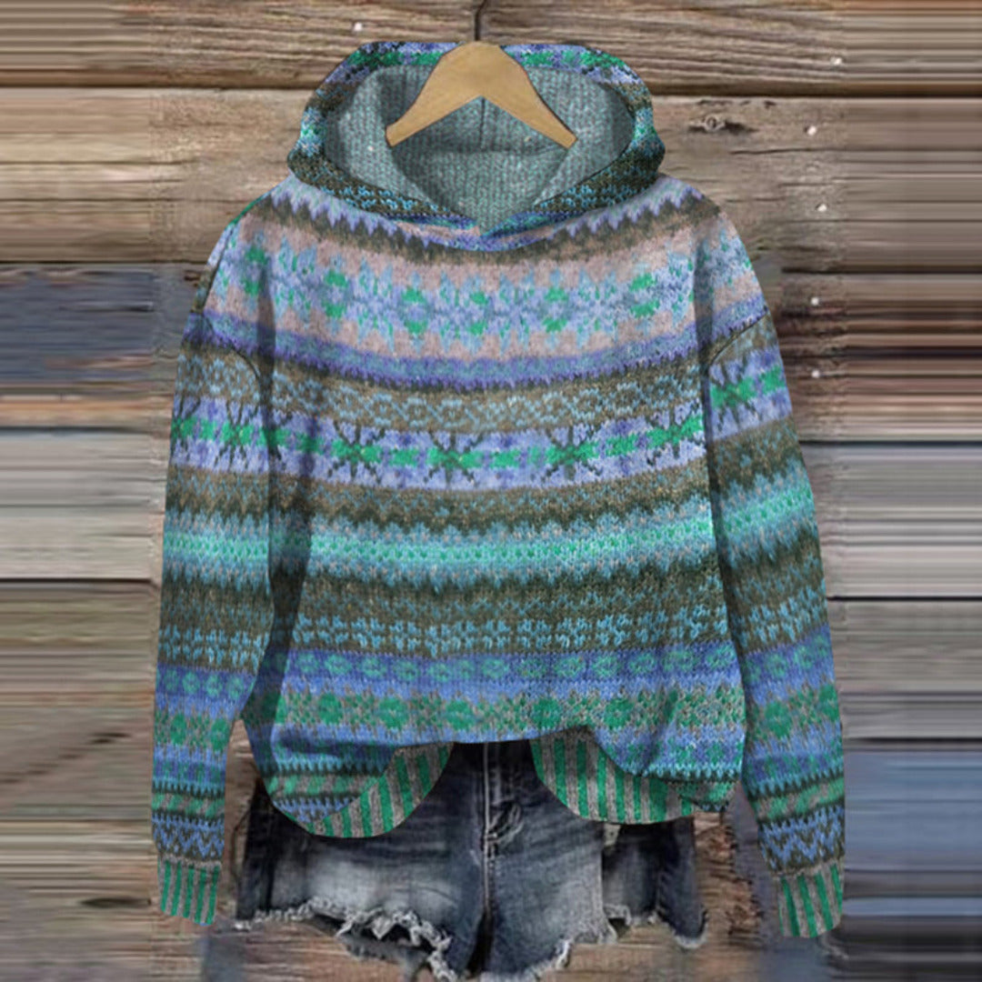 Mason | Cozy Vibrant Patterned Hoodie 2