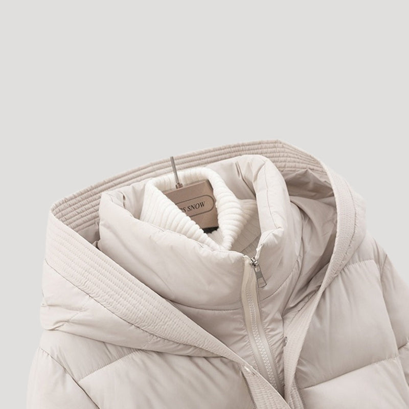 Mia | Cozy Belted Black Puffer Jacket for Women 5