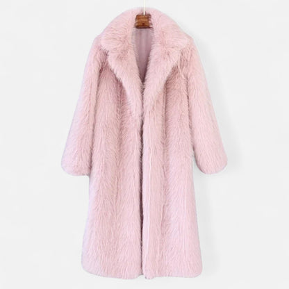 Mia | Luxurious Long Faux Fur Winter Coat for Women 5