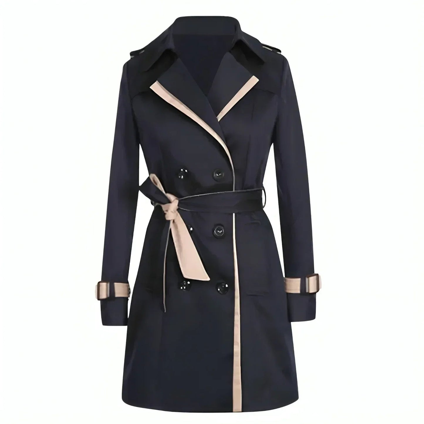 Mia | Stylish Long Trench Coat Women 1