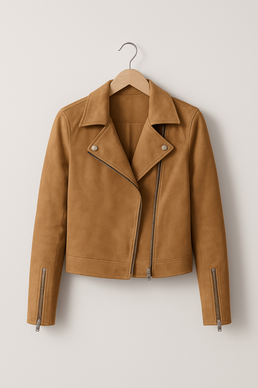 Sophia | Stylish Faux Suede Biker Jacket for Women 3