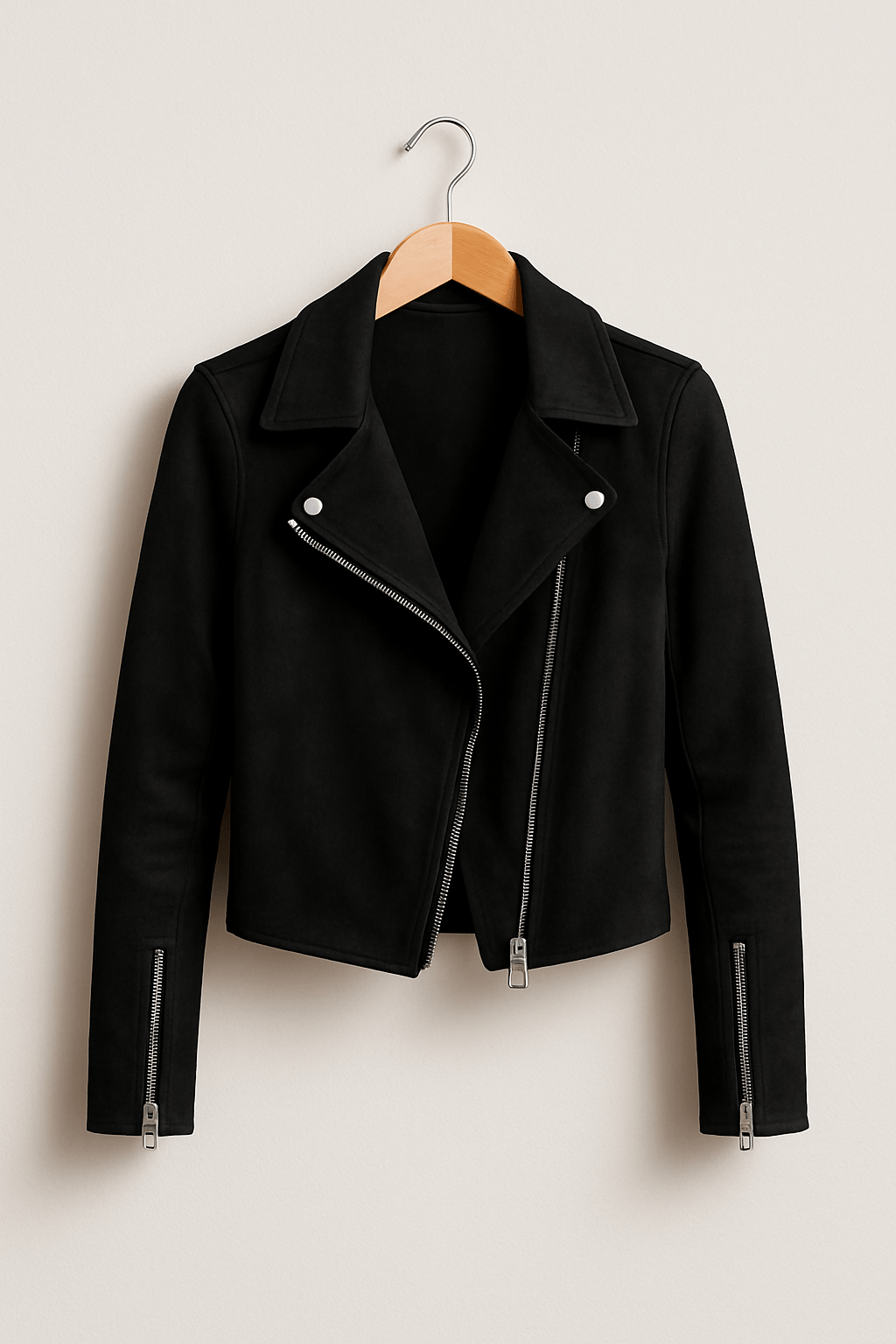 Sophia | Stylish Faux Suede Biker Jacket for Women 5