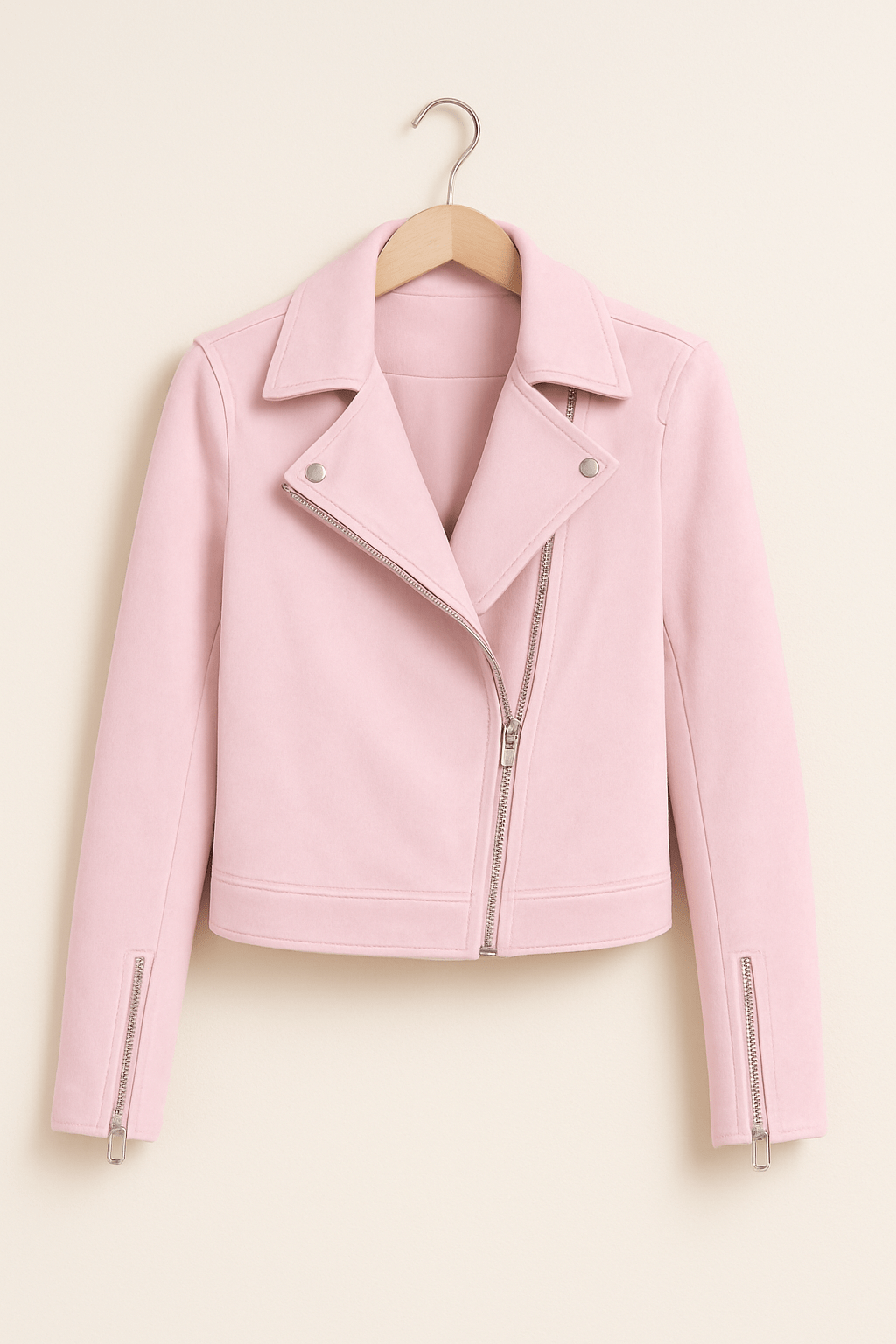 Sophia | Stylish Faux Suede Biker Jacket for Women 9