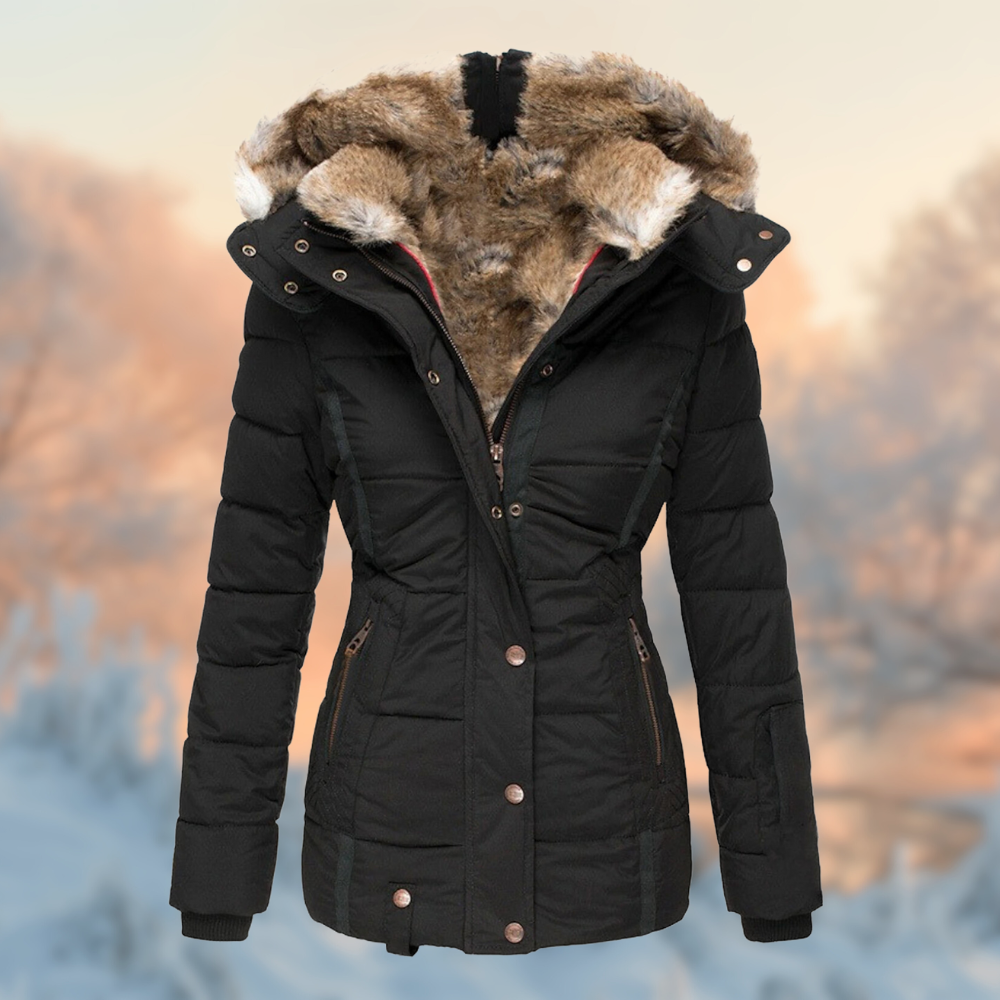 Sophie | Cozy Tailored Winter Coat for Women with Hood 1
