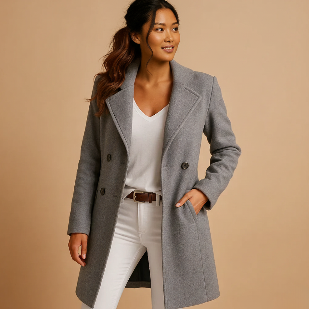 Mia | Elegant Tailored Trench Coat for Women