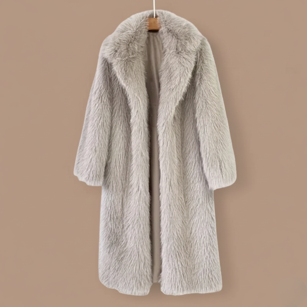 Mia | Luxurious Long Faux Fur Winter Coat for Women