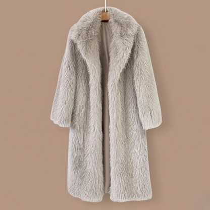 Mia | Luxurious Long Faux Fur Winter Coat for Women
